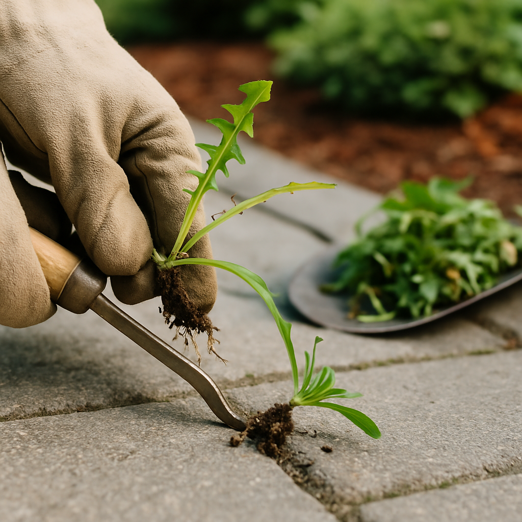 Unkraut kontrollieren und entfernen – Gartenpflege von 123Concours