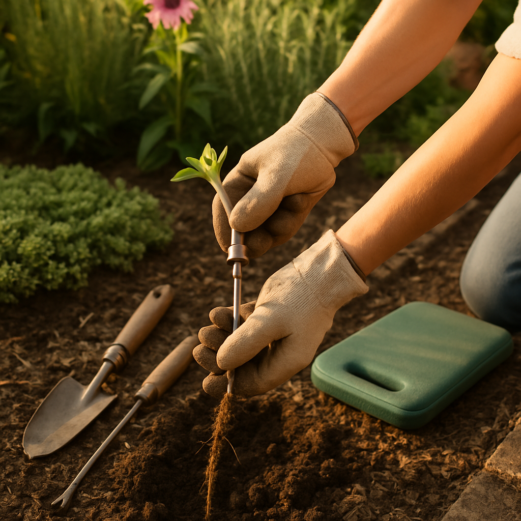 Beete regelmäßig jäten – Gartengestaltung mit 123Concours